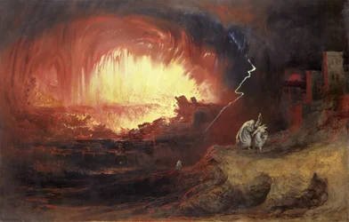 De vernietiging van Sodom en Gomorra
