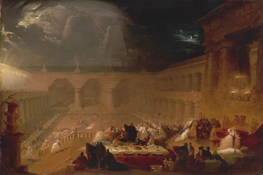 Het feest van Belsazar, 1820