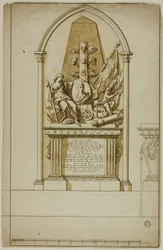 Ontwerp voor een Onuitgevoerd Grafmonument voor de Eerste Hertog van Marlborough