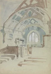 Interieur van Rag Chapel, Sir Robert Vaugn