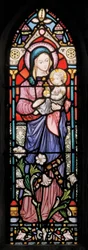 Dover, St Mary In Castro, Lavers & Barraud, John Millner Allen (1827-1902), Madonna & Kind, 1861, aangepast van Gilbert Scott