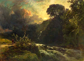 Rivier in Spate