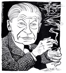 Arthur Koestler, karikatuur