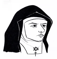 Edith Stein, alias Sint Teresa Benedicta van het Kruis was een filosofe, feministe, karmelietessen en martelares.
