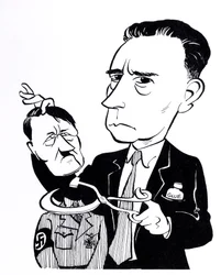 John Heartfield, karikatuur met Adolf Hitler