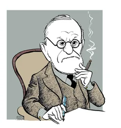 Sigmund Freud - karikatuur