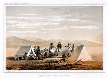 In afwachting van de terugkeer van meneer Tinkham, 1856