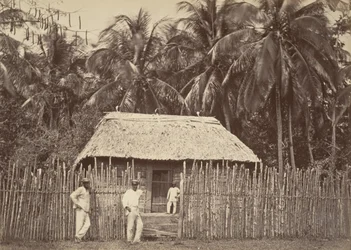 Tropisch landschap, inheemse hut, Turbo, 1871
