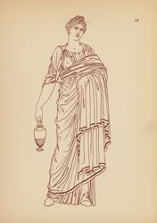 Oud-Griekse vrouwelijke kleding