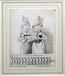 Een duet door Miss Harriett en Miss Theodosia Abrams, Harrison