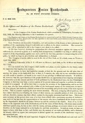 Circulaire brief van John O