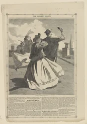 Kijken naar de zonsverduistering, p. 37 uit Frank Leslie