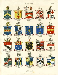 Wapenschilden van Britse baronetten;Plaat XC