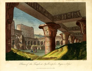 Ruïnes van de tempel van Apollinopolis Magna of Edfu