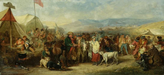 Een schets voor "Een Schotse kermis"
