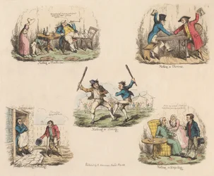 Set van Vier: Veel Gedoe om Niets of Illustraties van Oude Zegswijzen