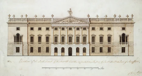 Wentworth Castle, ontwerp voor de zuidkant, ca.1760