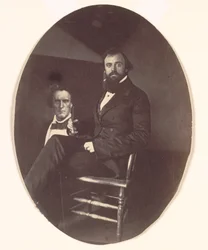 John R. Johnston met Schilderij
