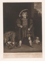 Portret van John Crewe als kind