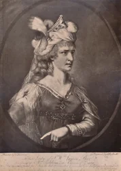 Sarah Siddons, Welshe actrice, als Zara in William Congreve