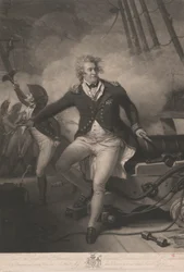De zeer eerbiedwaardige admiraal Lord Viscount Duncan toen hij zegevierde bij Camperdown