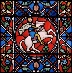 Upton Magna, St Lucy, Romeinse Ruiter, 1860