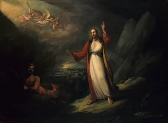 Christus verleid door de duivel, 1818