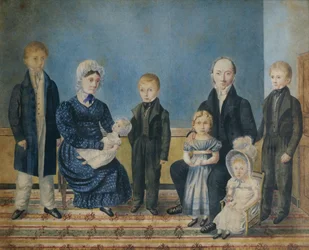 Portret van een familie