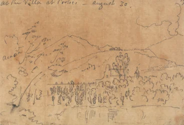 Bij de villa in Portici, 30 augustus