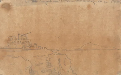 Kasteel bij de Granatello, Portici, 23 Augustus