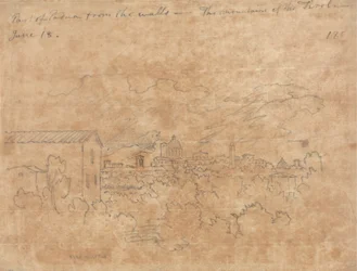 Deel van Padua vanaf de muren