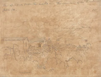 Deel van Padua vanaf de muren