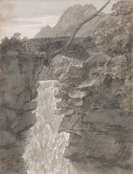 De watervallen van de Reichenbach