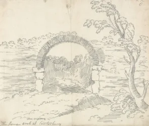 De Romeinse boog in Canterbury