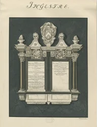 Ingestre Church - tabletten voor Walter Chetwynd senior en junior