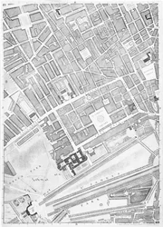 Een kaart van St James