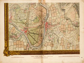 Blad 16 uit: Een exacte kaart van de steden Londen en Westminster, de Borough of Southwark, met het land tot tien mijl rond...