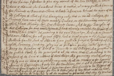 Een brief van John Row, een student in St Andrews, aan zijn oom