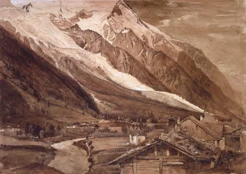De Glacier des Bossons, Chamonix, juni 1849