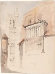 Toren van de kathedraal van Sens