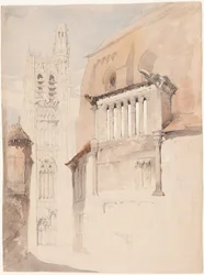 Toren van de kathedraal van Sens