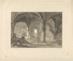 Crypte in Kirkstall Abbey, Yorkshire