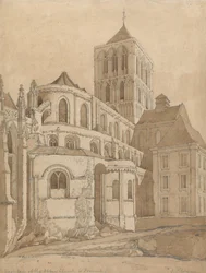 Abdijkerk in Fecamp, Normandië, ca. 1817-20
