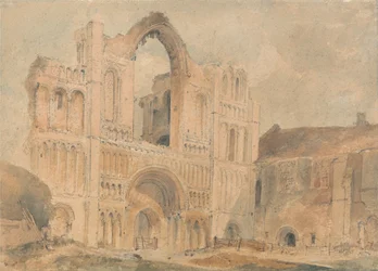 Castle Acre Priory, Norfolk, westgevel