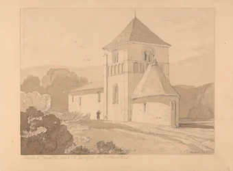 Kerk van Yainville, nabij Saint Georges de Bocherville, Normandië