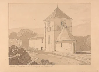 Kerk van Yainville, bij Saint Georges de Bocherville, Normandië