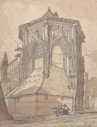 Oostkant van Saint Jacques bij Dieppe, Normandië
