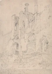 Framlingham Castle, Suffolk: Deel van het verwoeste interieur
