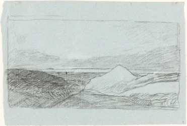 Landschap met Heuvels en Water