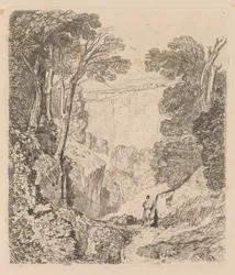 Liber Studiorum: Plaat 2, Uitzicht op Clifton, 1838